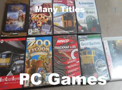 PC Games Acceptable Tested Working Condition Buy 1 Get 1 Half Price Multi List • £2.50