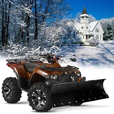 Snow Plow Kit 45''inch Steel Blade Complete Universal Mount Package Fit ATV UTV • $299.89