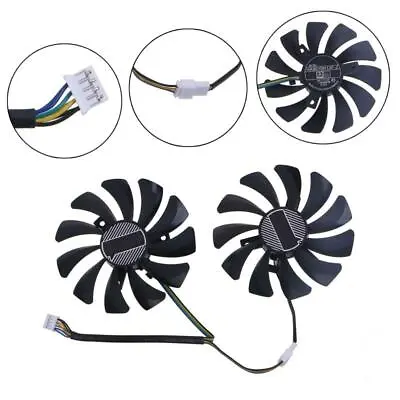 $15.02 • Buy 2x GPU 85MM 4pin Cooling Fan For Inno-3D GTX1060 OC 6G GTX960 Graphics Card Fans