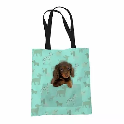 Dachshund Sausage Dog Gifts For Dog Lovers Owners|Tote Bag With Dogs On • £6.97