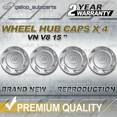 NEW Hubcaps Fit Holden Commodore VN 5.0L 15  Rims Swirlies Type Hub Cap Set Of 4 • $330