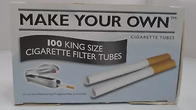 100 X King Size Cigarette Filter Tubes-make Your Own Cigarette - (1497) • £4.99