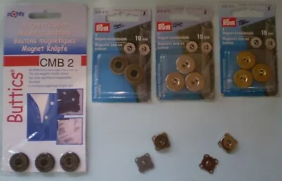 £2 • Buy Magnetic Fasteners - Metal - Sew-In (2)  