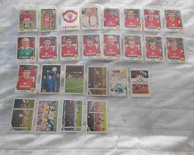 26 Manchester United Panini Football 86 Stickers • $75.78