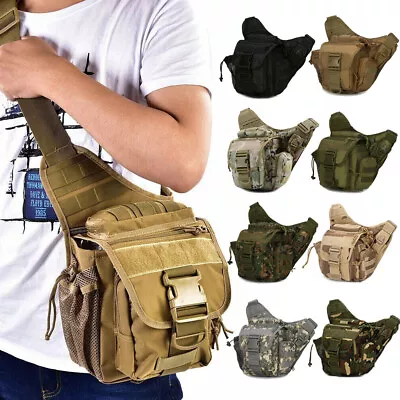 Tactical Sling Pack EDC Travel Compact Messenger Molle Bag Crossbody Shoulder • $12.99