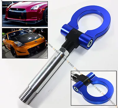 $39.05 • Buy Blue Jdm Folding Ring Screw On Front/rear Bumper Tow Hook For Infiniti G35 G37