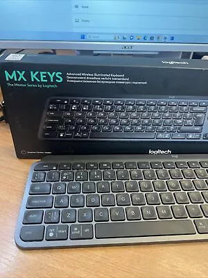 Logitech MX Keys Wireless Illuminated Keyboard  #pmx1 • £17.67