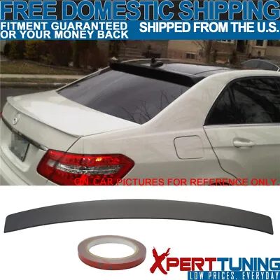 For 2010-2016 Benz W212 E-Class Sedan 4DR Rear Roof Spoiler Wing ABS Matte Black • $82.99