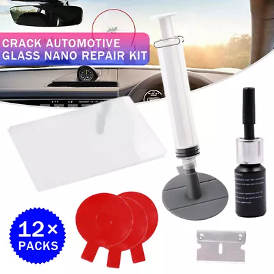 Window Tool Crack Remove Chip Resin Glass Recovery Car Windscreen Repair Kit • $8.88