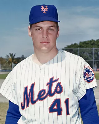 New York Mets TOM SEAVER Glossy 8x10 Photo Print Baseball Poster HOF 92 • $4.99