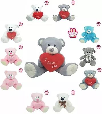 Snuggle Bears Cute Super Soft Sitting Teddy Bear - Selection Of Sizes / Designs • £29.99