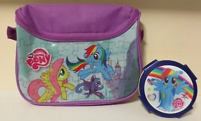 My Little Pony Lunchbox And Rainbow Dash Snack Pot Holographic Good Condition • $4.86