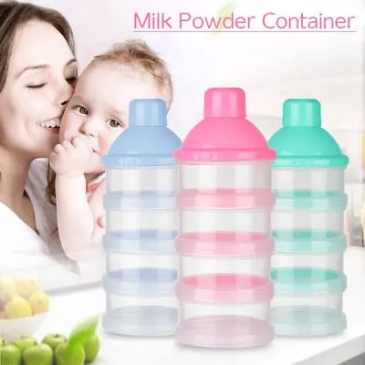 Food Storage Box Milk Powder Container Formula Dispenser Baby Milk Bottle • £4.63