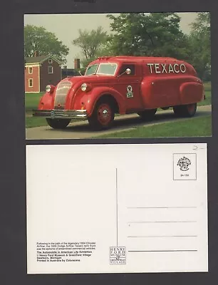 Texaco Gas Truck Postcard • $2.99