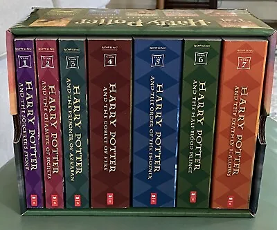 Harry Potter The COMPLETE SERIES Books 1 - 7 Scholastic Paperback Box Set • $100