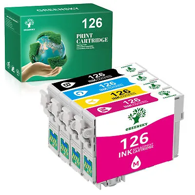Non-OEM 4 PACK Ink Cartridge For Epson 126 Fits Stylus NX330 NX430 Workforce 84 • $16.69