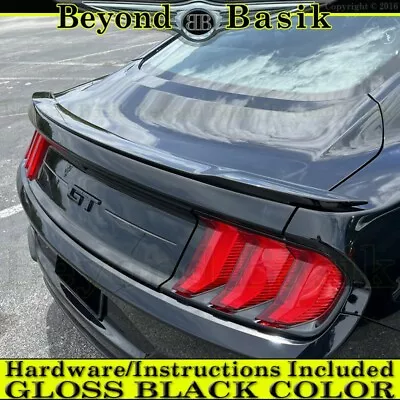 2015-2019 2020 2021 2022 2023 Ford Mustang Factory Style Spoiler GLOSS BLACK • $577.99