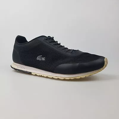 Women's LACOSTE 'Helaine Runner 116 3' Sz 8 US Runners Black | 3+ Extra 10% Off • $38.49