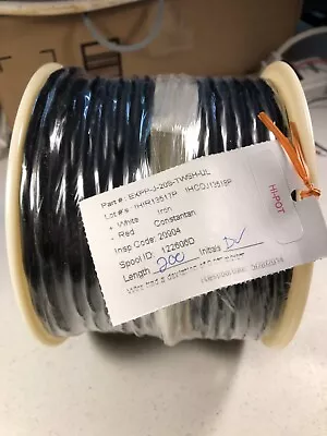 Shielded J-Type Thermocouple Extension Cable 20-gauge Solid 200 Ft Spool • $110