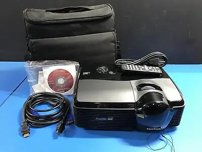 ViewSonic Pro8200 1080P DLP Home Theater Projector 7 Lamp Hours With Bag • $145.75