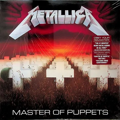 METALLICA- Master Of Puppets LP (NEW Reissue 180g Vinyl EU) Inc Battery  • £24.99