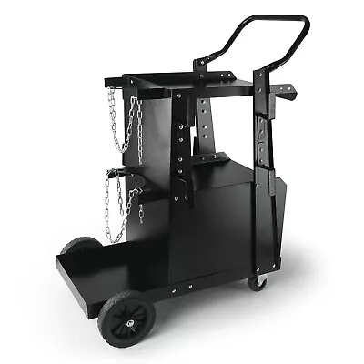 VEVOR Welding Cart 2-Tier 265LBS Welder Cart With Anti-Theft Lockable Cabinet • $79.99