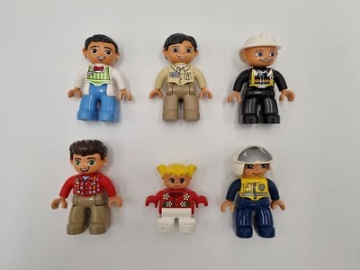 Lego Duplo Bricks Pieces Minifigure Figure Man Child Woman Lot 4 • $15