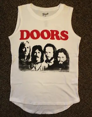 THE DOORS Shirt Womens Size Small L.A. WOMAN Vintage Group Photo Tank Top • $11.44