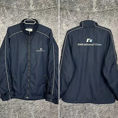 Mens BMW Williams F1 Team Nylon Racing Jacket Size XL • $40