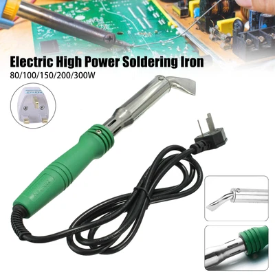 £19.65 • Buy 80-300W 220V Electric Soldering Iron Soldering Iron Chisel Tip Elbow 50HZ AR