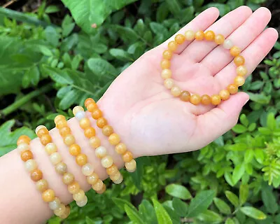 $7.35 • Buy 8 Mm Bead Gemstone Bracelets: BUY 3 GET 1 FREE! (Stretch Crystal Bead Bracelets)