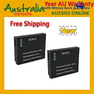 2x DMW-BCM13 Battery For BCM13E Panasonic Lumix DMC-TZ60S TZ70 TZ70K TZ70S ZS30K • $28.85