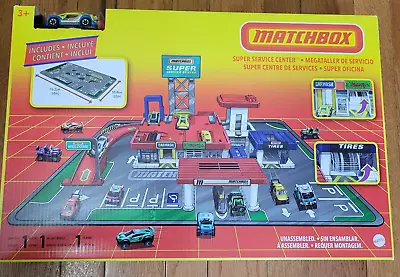 Matchbox Super Service Center Playset Car Wash Tire Shop Gas Station NEW • $39.99