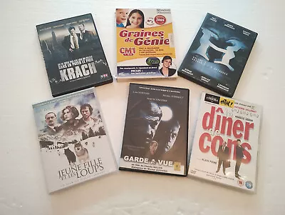 Selection Of 5 French DVDs / Graines De Genie (2009) Learning For PC - Job Lot • £3.50