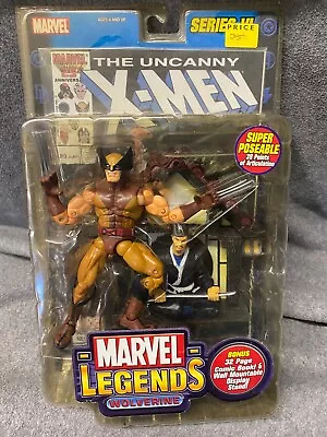 Marvel Legends Wolverine Series VI 6 Figure 2002 SEALED ToyBiz X-Men Brown Suit • $40