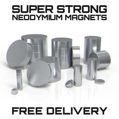 £79.95 • Buy All Sizes Neodymium Magnets Big & Small Very Strong Disc's Cube 10mm 8mm 20mm