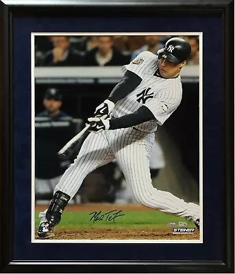 Mark Teixeira Signed 2009 WS Game 6 Hit Photo Framed Autograph Steiner COA • $199.99