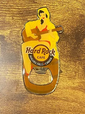 Hard Rock Cafe Niagara Falls Canada Girl On A Barrel Bottle Opener Magnet • $5.95