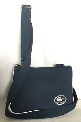 LACOSTE Blue PVC Travel/Cross BodyShoulder Bag / Handbag • $79