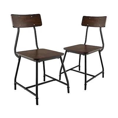 Set Of 2 Dining Chair With Sturdy Metal Legs • £84.53