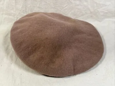 Men's KANGOL Brown Hat Cap Medium M 100% Virgin Wool England Style 504 • $15