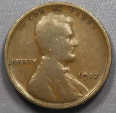 1917 Lincoln Wheat Cent Penny 1C Doubled Die Obverse DDO Error • $149.95