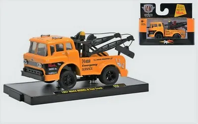 M2 Machines 🐕‍🦺1957 Mack Model N Tow Truck Orange R68 21-68 With FREE SHIPPING • $19.99