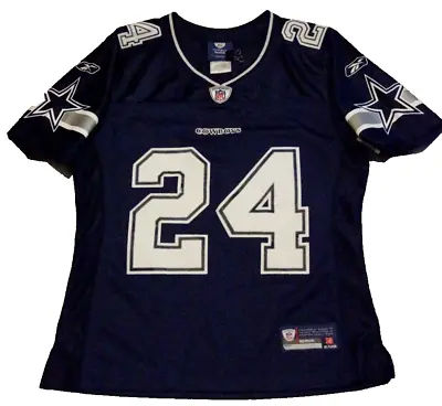 Reebok Dallas Cowboys #24 Marion Barber NFL Football Jersey Womans Small Blue • $19.99