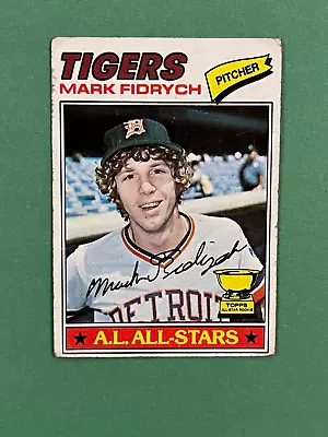 1977 Topps   Mark Fidrych   The Bird   Rookie Card   #265   Detroit Tigers • $4.99
