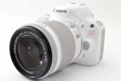 Canon EOS Rebel SL1/100D/Kiss X7 18.0MP 18-55mm White [Exc W/8GB SD [841] • $944.93