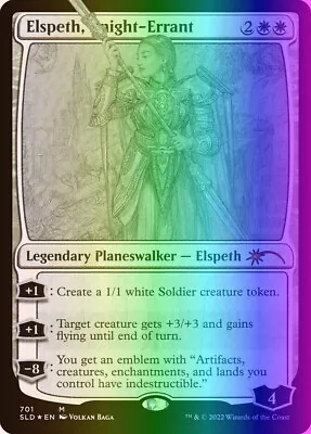 MTG Elspeth Knight-Errant (701/1455) Secret Lair Drop Series NM FOIL • $4.95