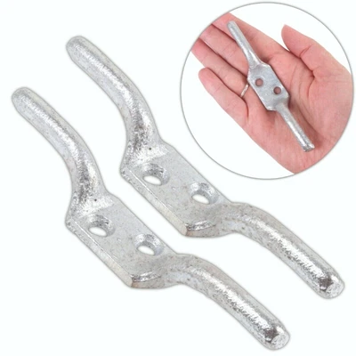 £3.15 • Buy 2 CLEAT HOOKS  Galvanised Blind Cord String Curtain Drape Tie Back Tassel Holder