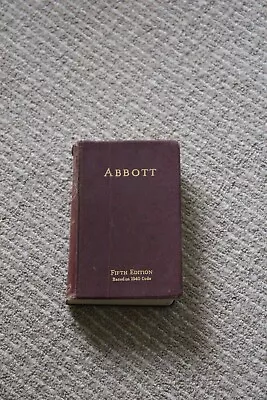 1940 Abbott Electrical Code Handbook--5th Edition • $35