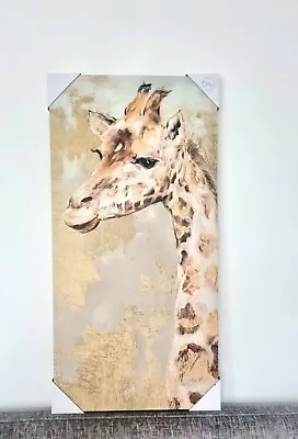 Large Giraffe Canvas Wall Art Interior Decor  • £22.99